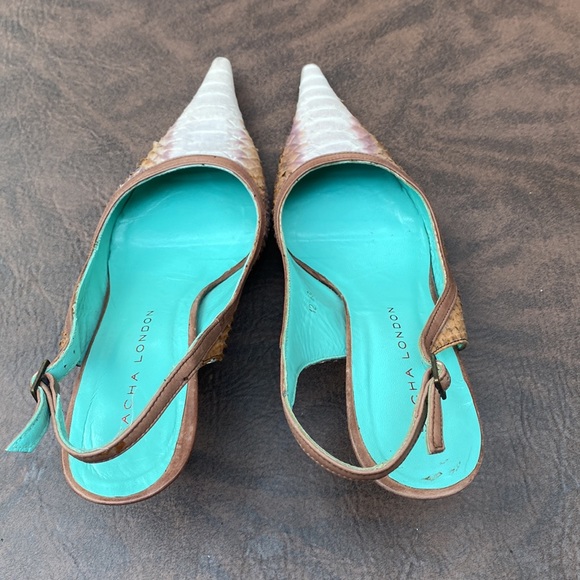 Sasha London animal print sandals - Picture 2 of 6